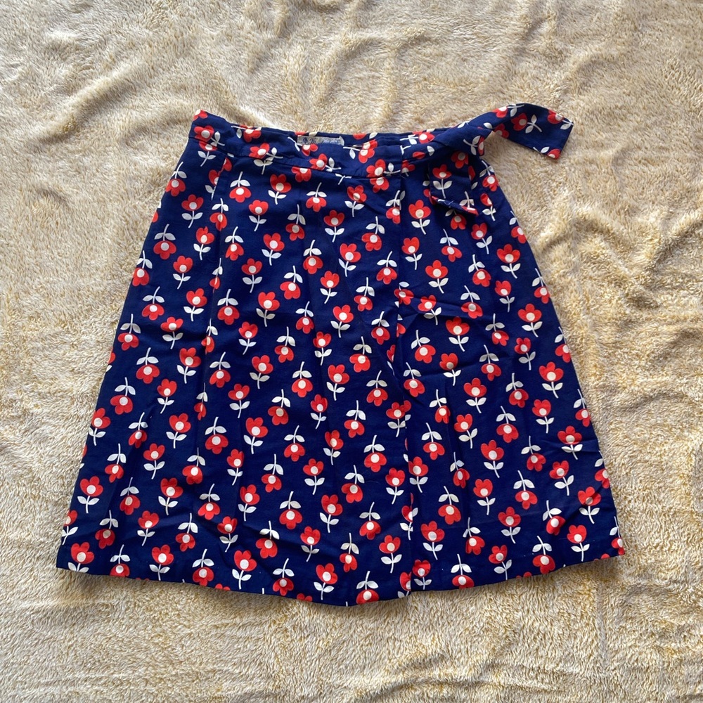 Meadowbank vintage wrap mini skirt